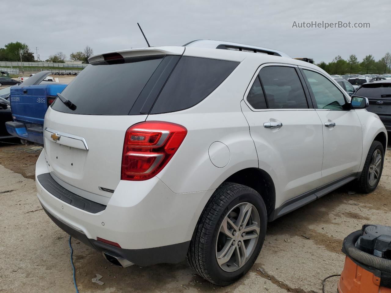 2017 Chevrolet Equinox Premier Белый vin: 2GNFLGE37H6177636