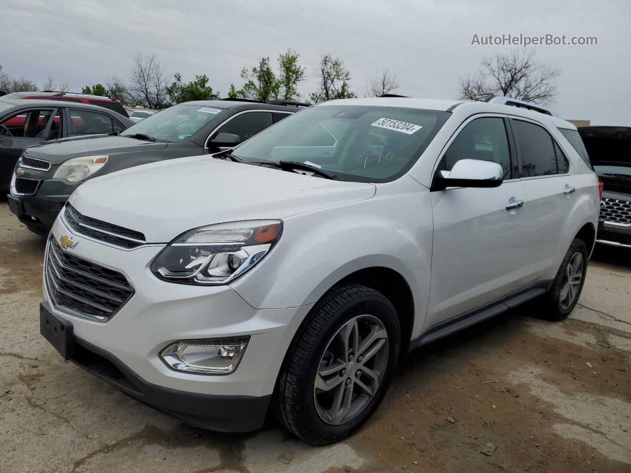 2017 Chevrolet Equinox Premier Белый vin: 2GNFLGE37H6177636