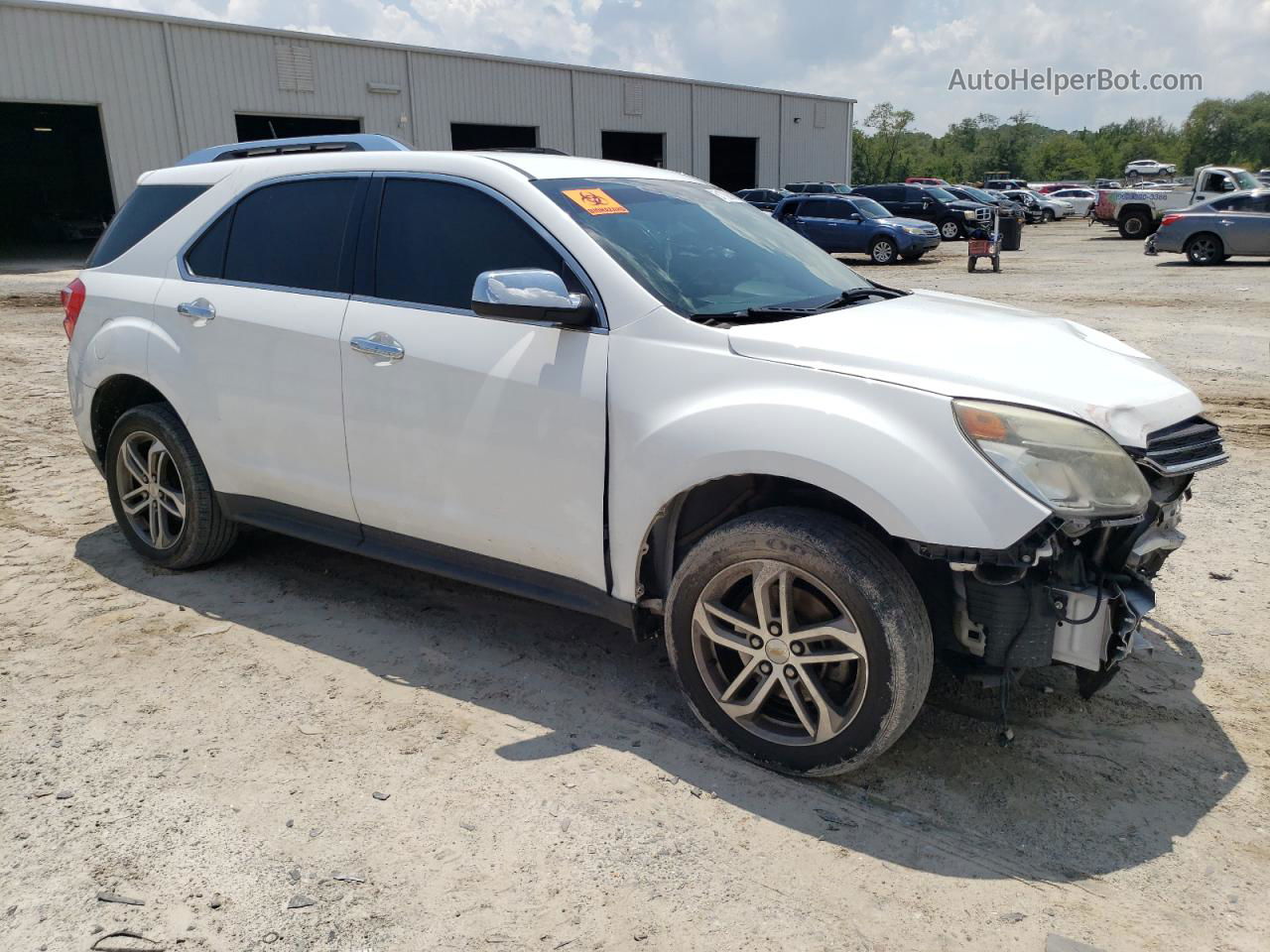 2017 Chevrolet Equinox Premier Белый vin: 2GNFLGE37H6253081