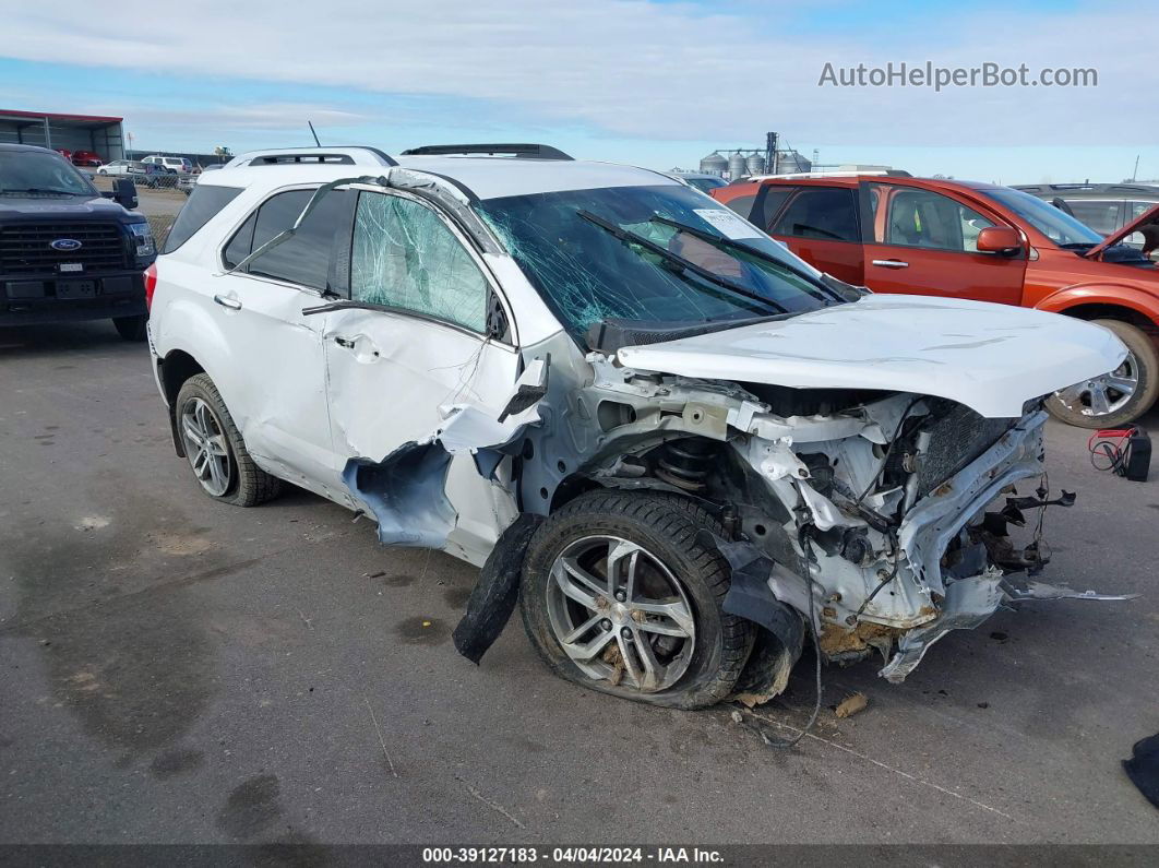 2016 Chevrolet Equinox Ltz White vin: 2GNFLGE38G6259972