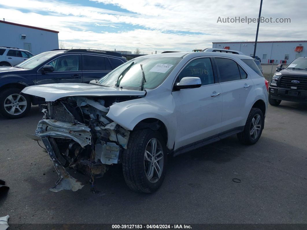 2016 Chevrolet Equinox Ltz White vin: 2GNFLGE38G6259972