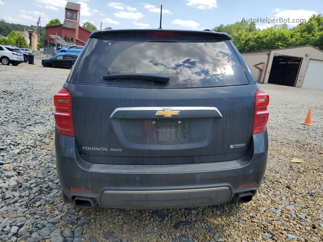 2017 Chevrolet Equinox Premier Серый vin: 2GNFLGE38H6118563