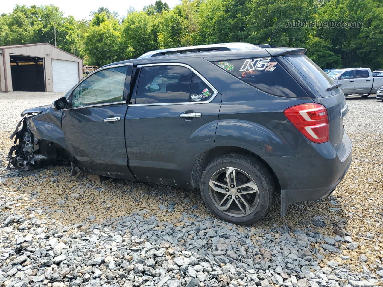 2017 Chevrolet Equinox Premier Серый vin: 2GNFLGE38H6118563