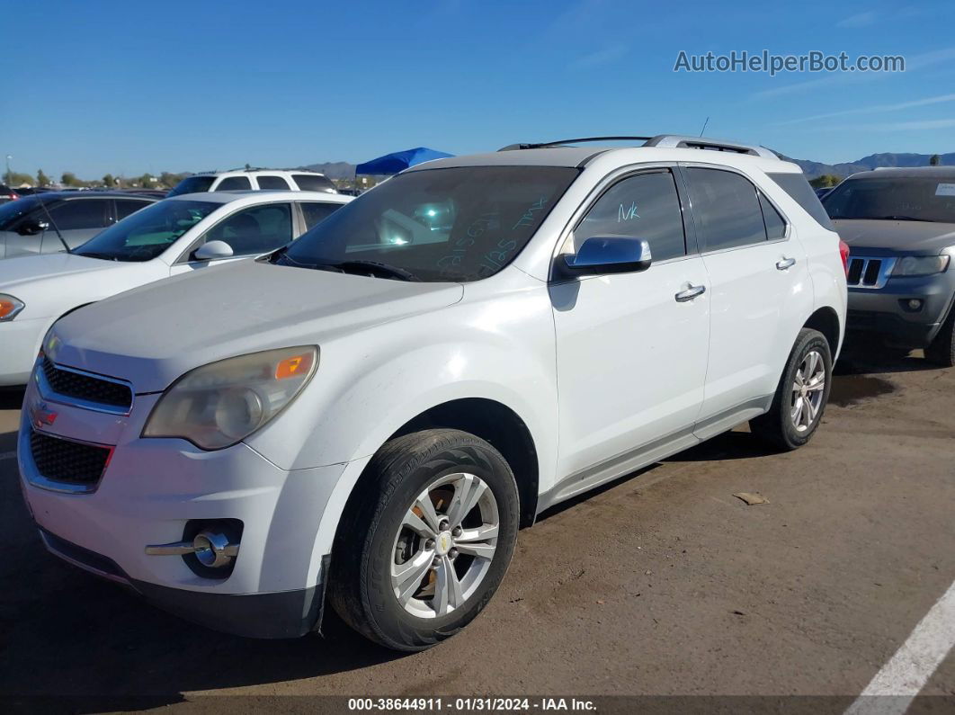 2012 Chevrolet Equinox Ltz White vin: 2GNFLGE50C6215671