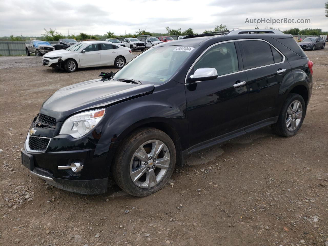 2012 Chevrolet Equinox Ltz Black vin: 2GNFLGE51C6153987