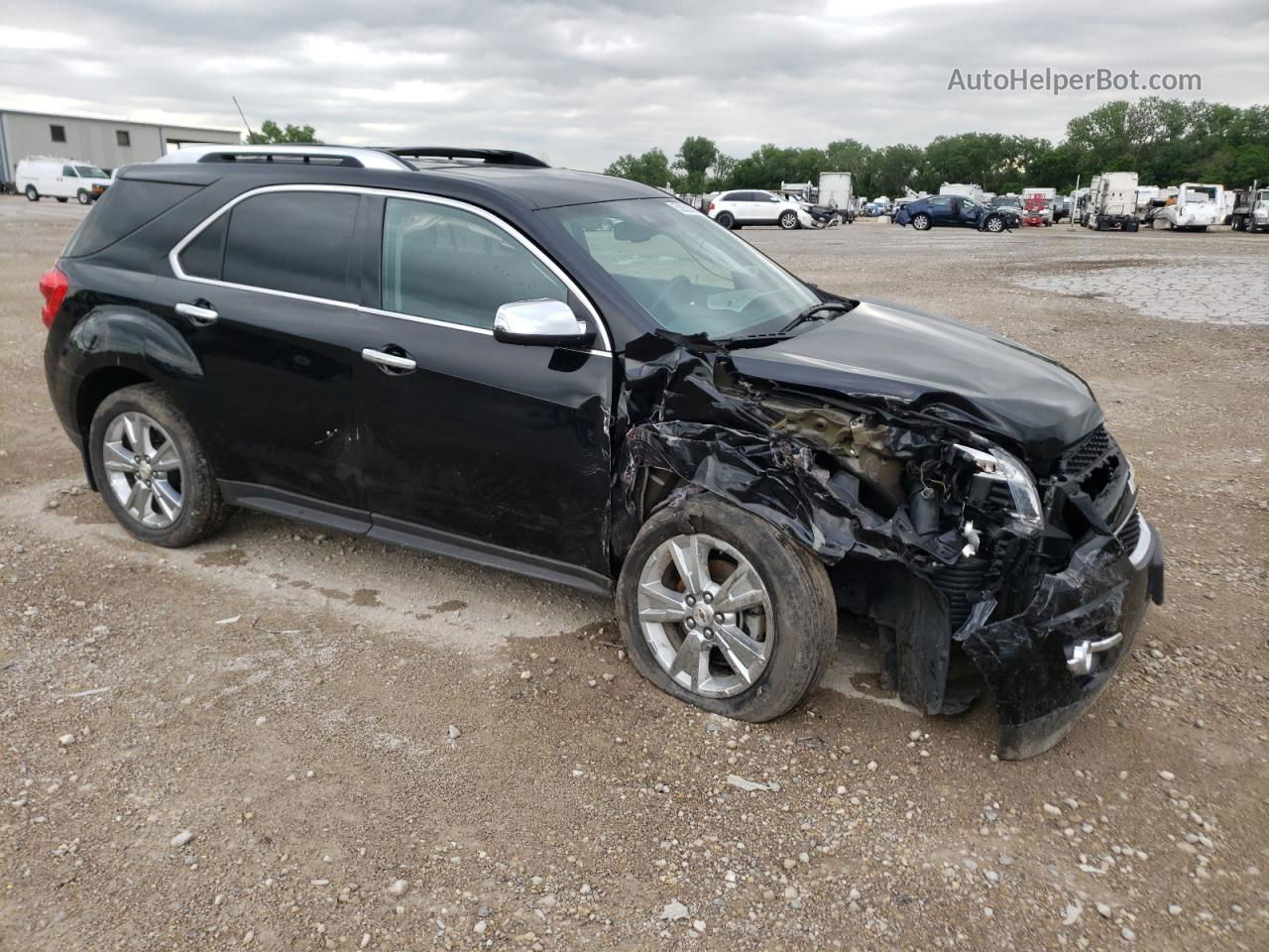 2012 Chevrolet Equinox Ltz Black vin: 2GNFLGE51C6153987