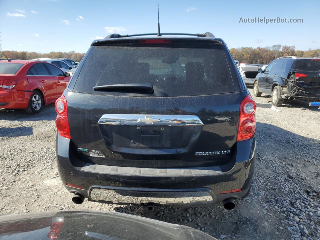 2012 Chevrolet Equinox Ltz Black vin: 2GNFLGE53C6152758