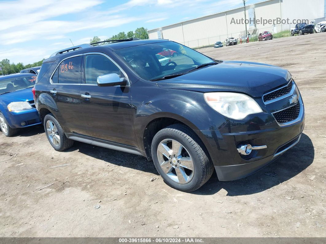 2012 Chevrolet Equinox Ltz Black vin: 2GNFLGE53C6200405