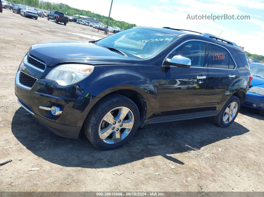 2012 Chevrolet Equinox Ltz Black vin: 2GNFLGE53C6200405