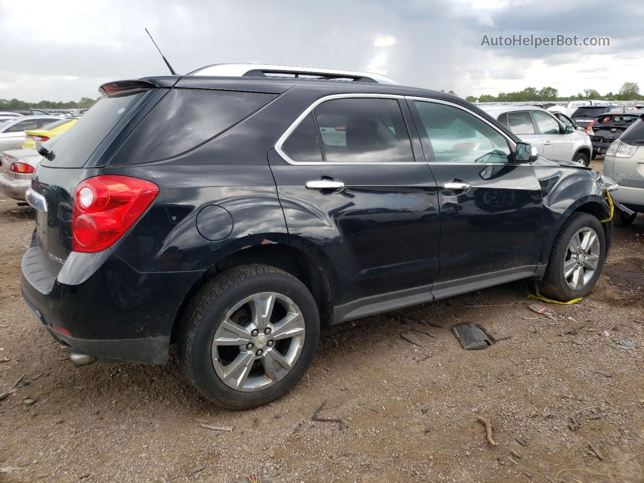 2012 Chevrolet Equinox Ltz Black vin: 2GNFLGE54C6249371