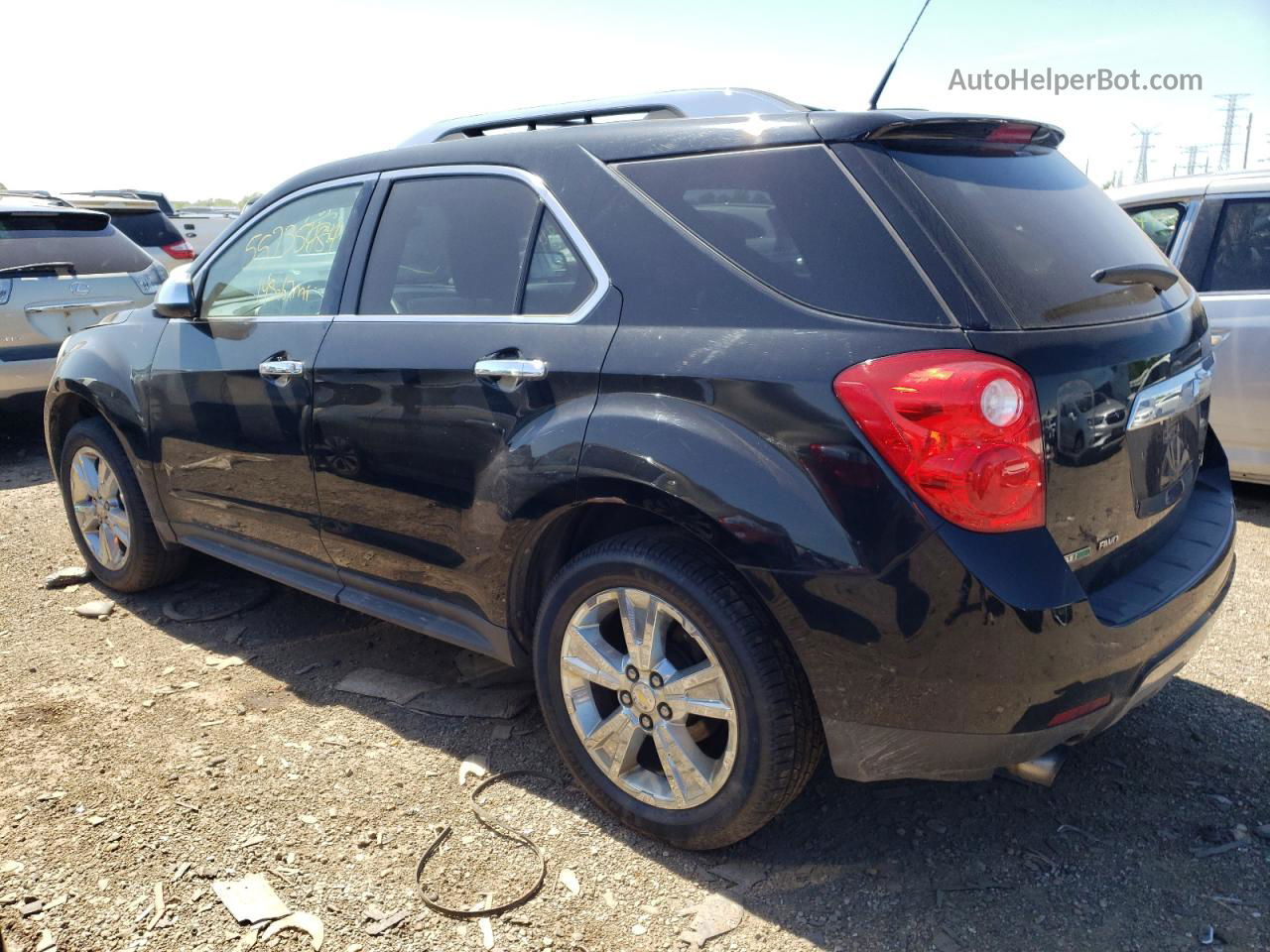 2012 Chevrolet Equinox Ltz Black vin: 2GNFLGE54C6249371