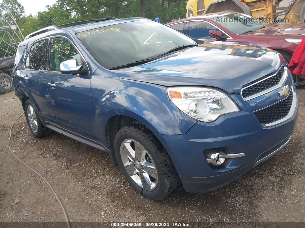 2012 Chevrolet Equinox Ltz Light Blue vin: 2GNFLGE55C6260346