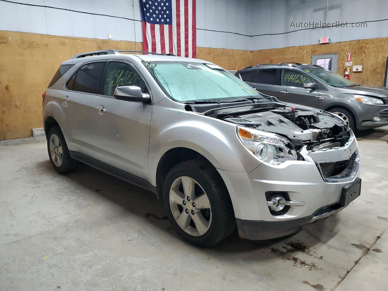 2012 Chevrolet Equinox Ltz Silver vin: 2GNFLGE56C6144671