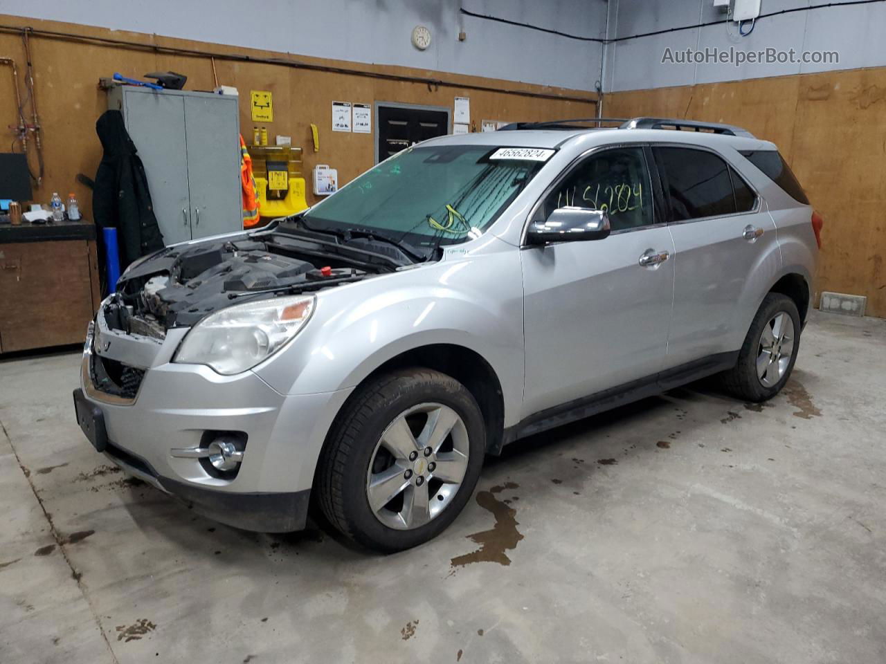 2012 Chevrolet Equinox Ltz Silver vin: 2GNFLGE56C6144671