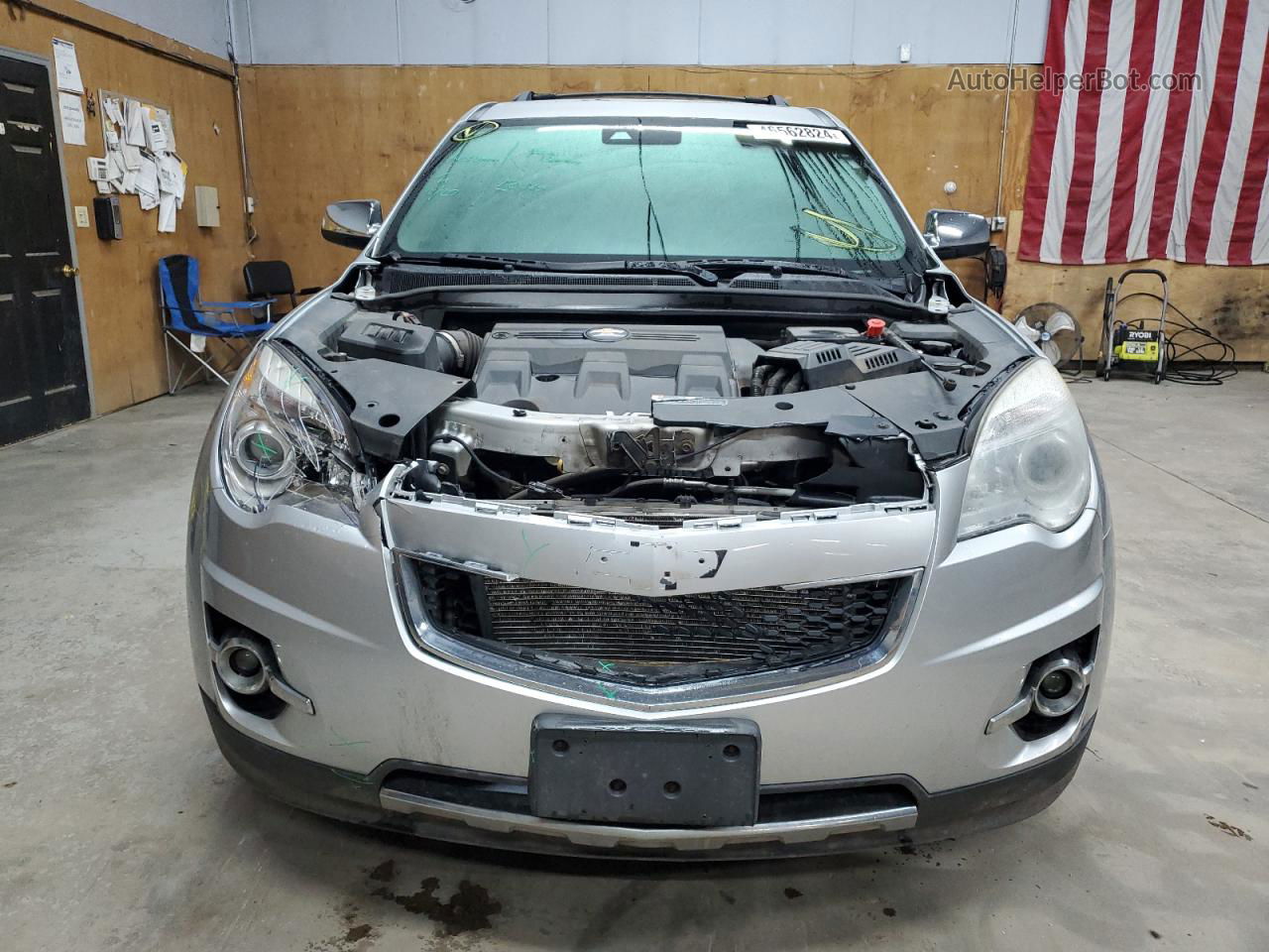 2012 Chevrolet Equinox Ltz Silver vin: 2GNFLGE56C6144671