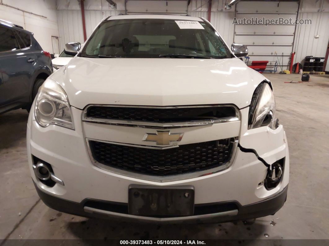 2012 Chevrolet Equinox Ltz White vin: 2GNFLGE58C6278744