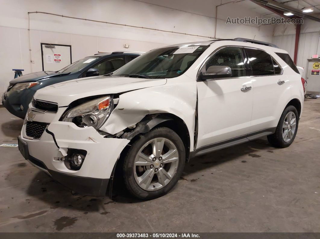 2012 Chevrolet Equinox Ltz White vin: 2GNFLGE58C6278744