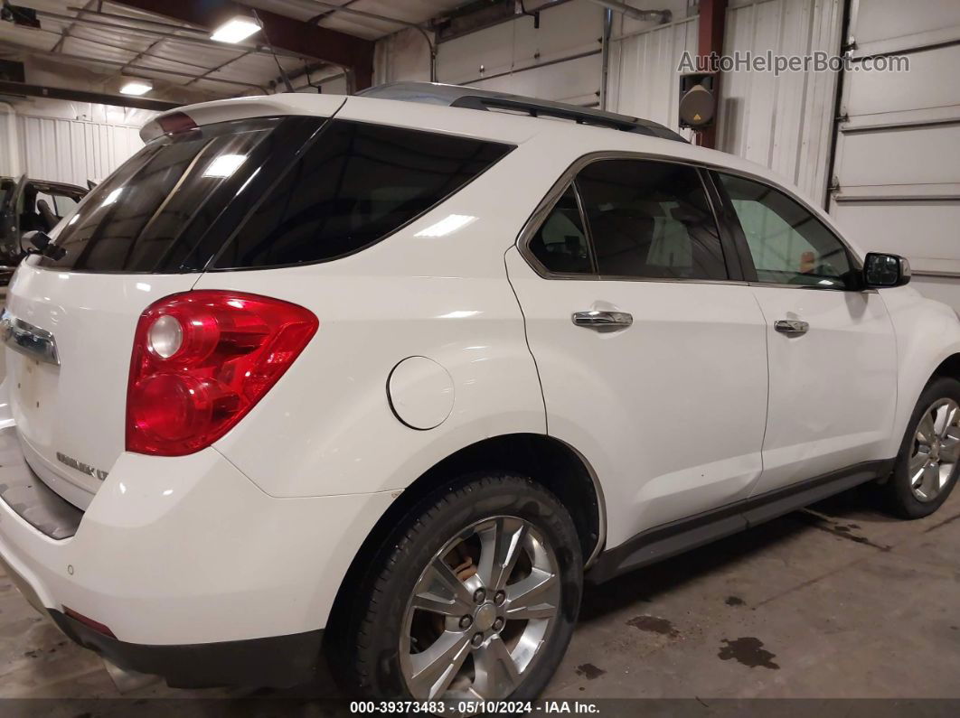 2012 Chevrolet Equinox Ltz White vin: 2GNFLGE58C6278744