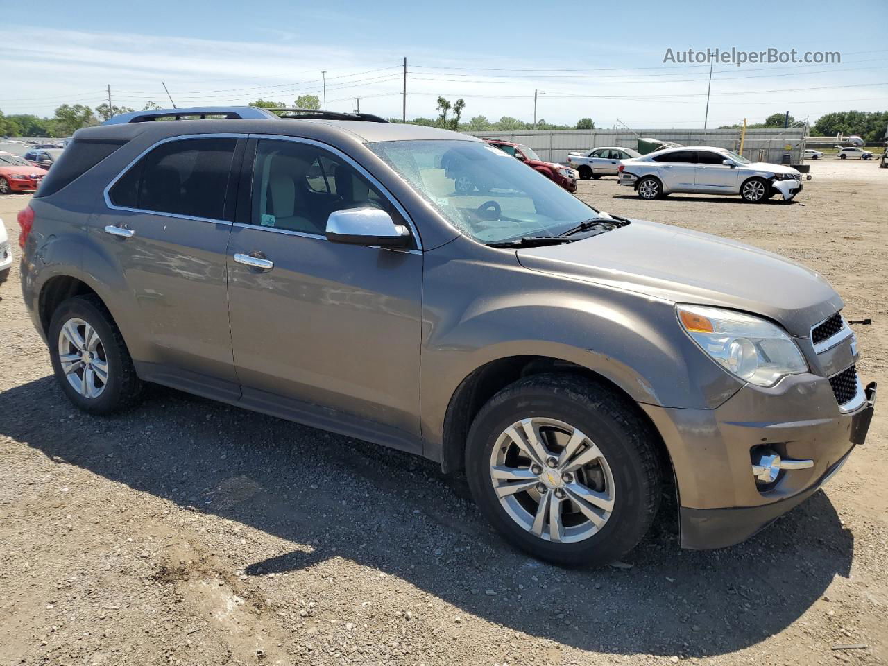 2012 Chevrolet Equinox Ltz Серый vin: 2GNFLGE58C6356066