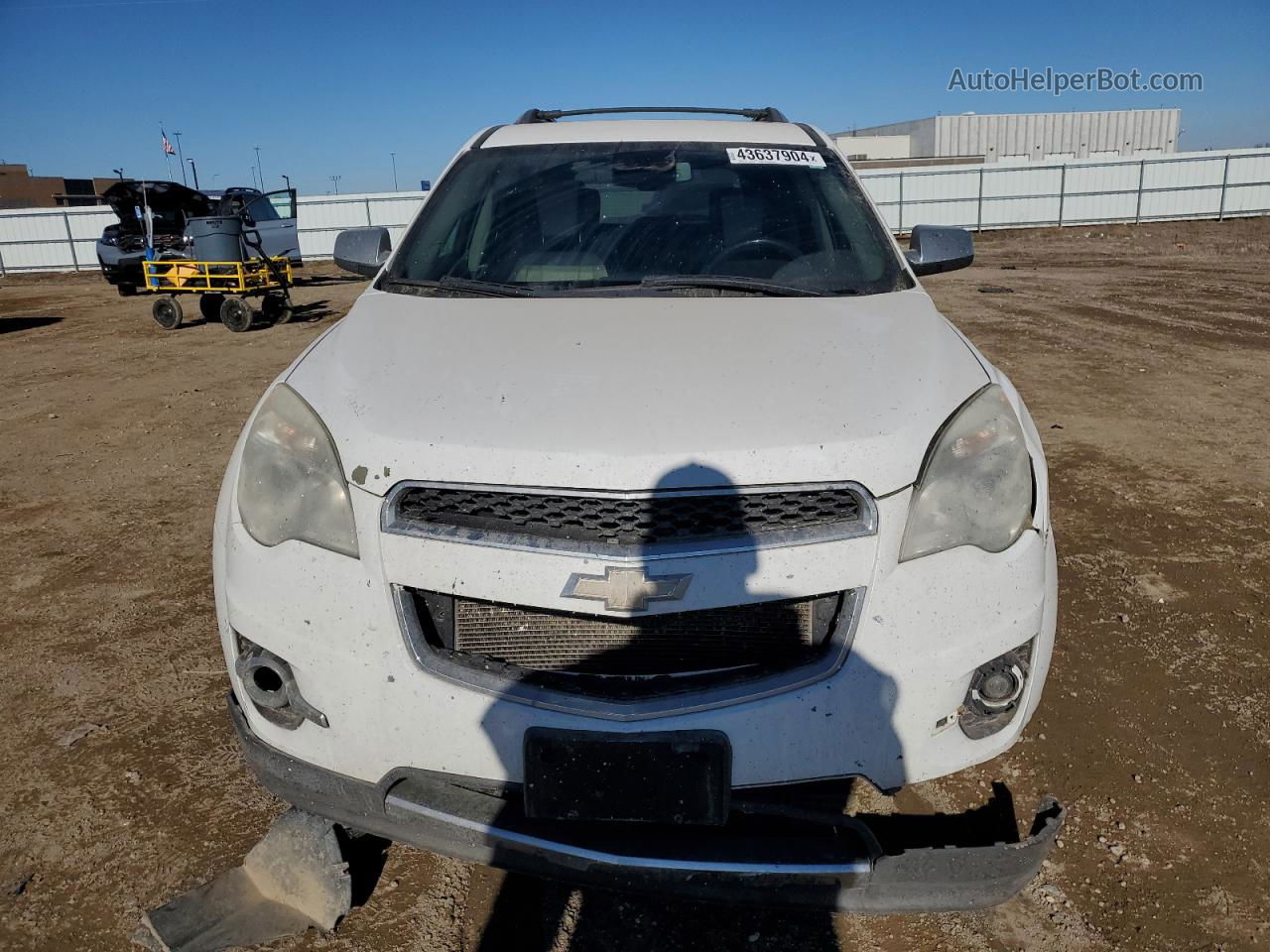 2012 Chevrolet Equinox Ltz White vin: 2GNFLGE59C6225180