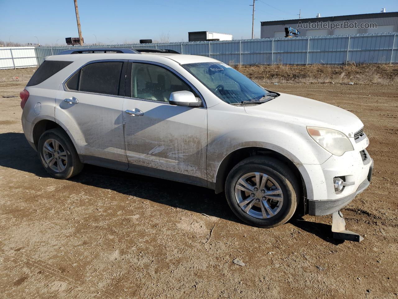 2012 Chevrolet Equinox Ltz White vin: 2GNFLGE59C6225180