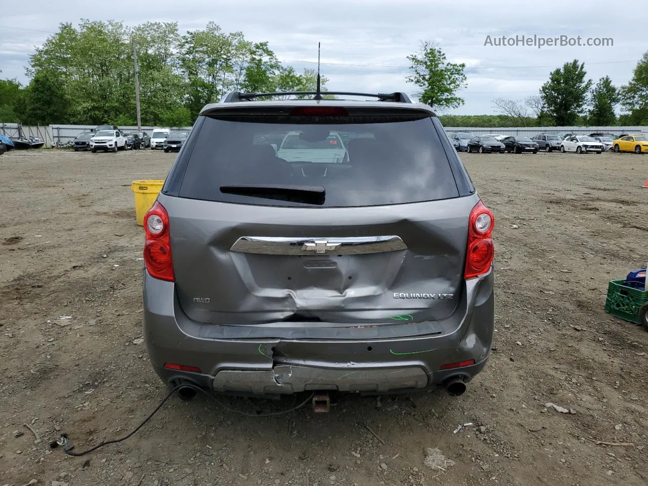 2012 Chevrolet Equinox Ltz Gray vin: 2GNFLGE59C6267350