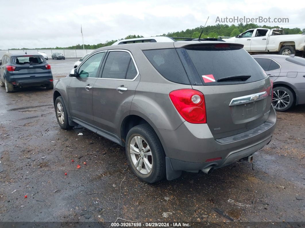 2012 Chevrolet Equinox Ltz Brown vin: 2GNFLGE59C6339986