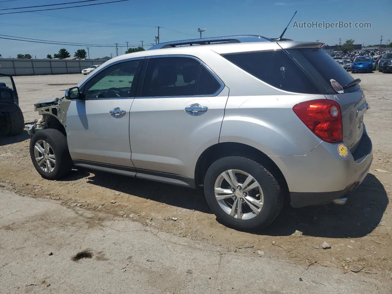 2012 Chevrolet Equinox Ltz Silver vin: 2GNFLGE5XC6104092