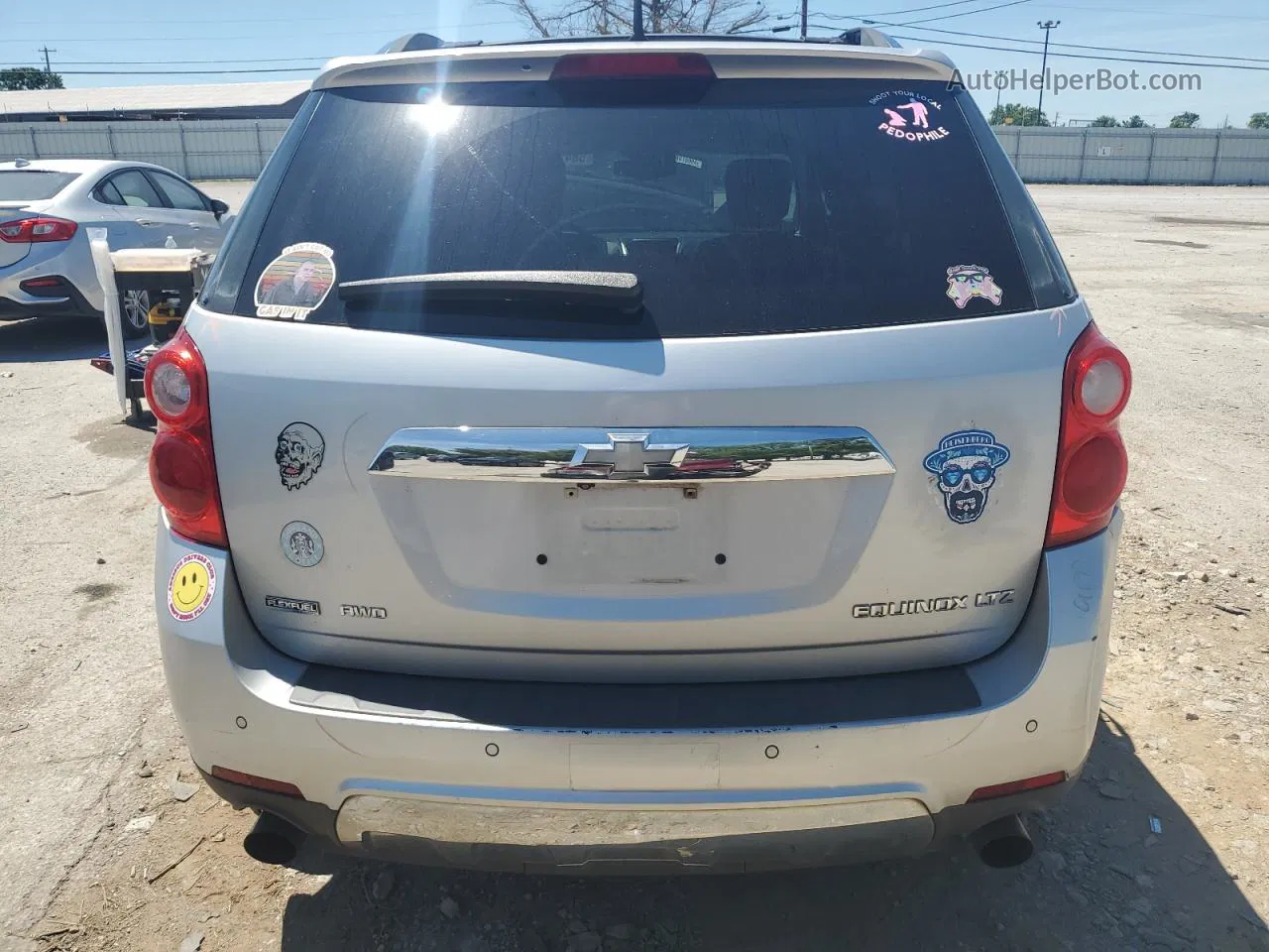 2012 Chevrolet Equinox Ltz Silver vin: 2GNFLGE5XC6104092