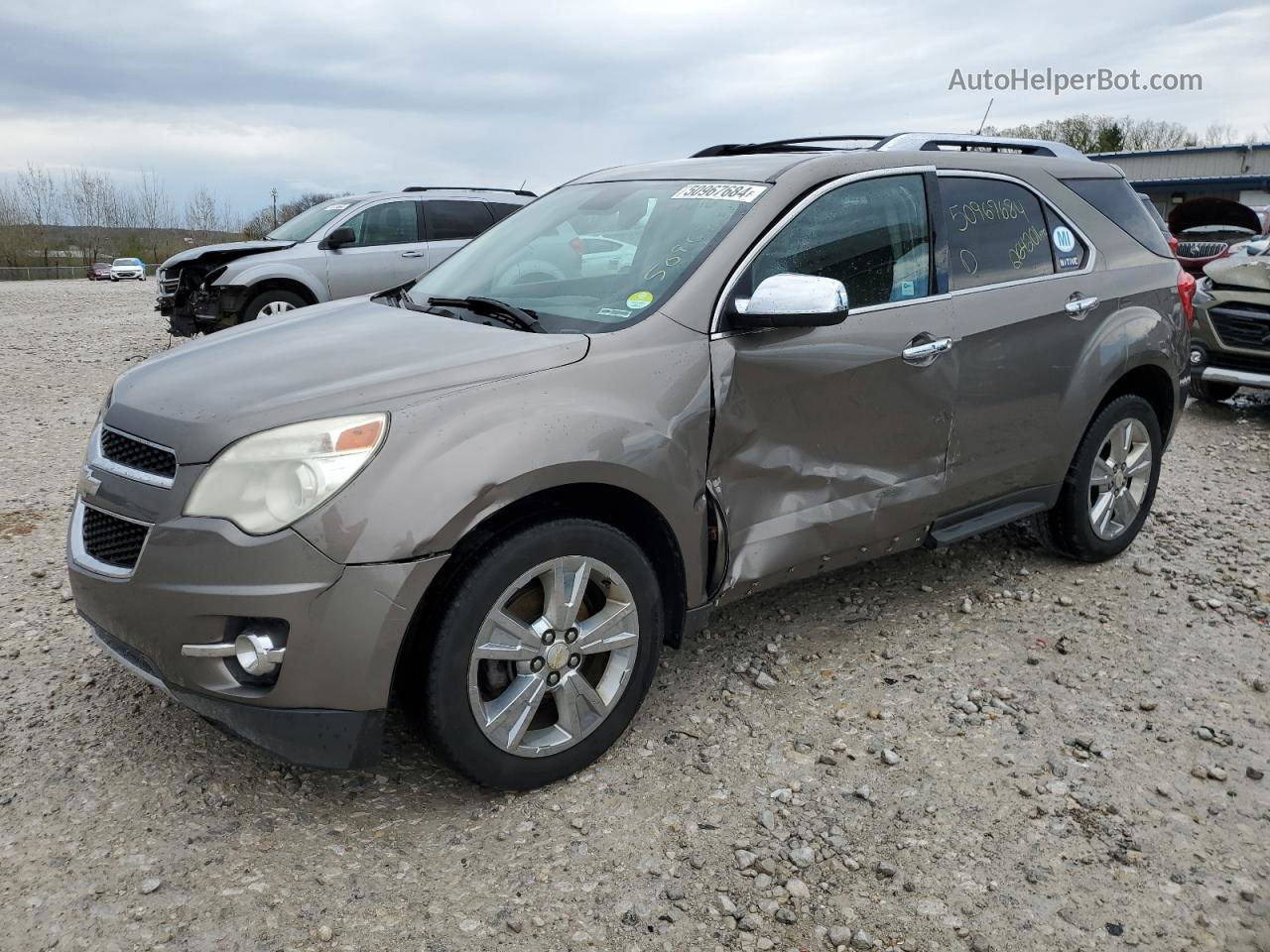 2012 Chevrolet Equinox Ltz Желто-коричневый vin: 2GNFLGE5XC6150019