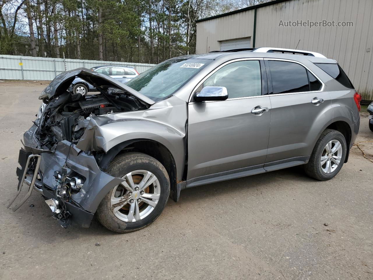 2012 Chevrolet Equinox Ltz Gray vin: 2GNFLGE5XC6284741