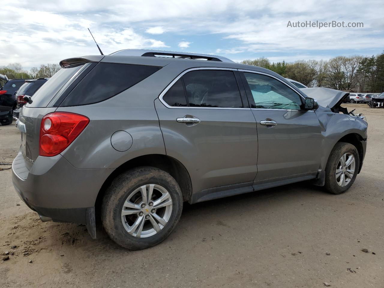 2012 Chevrolet Equinox Ltz Gray vin: 2GNFLGE5XC6284741