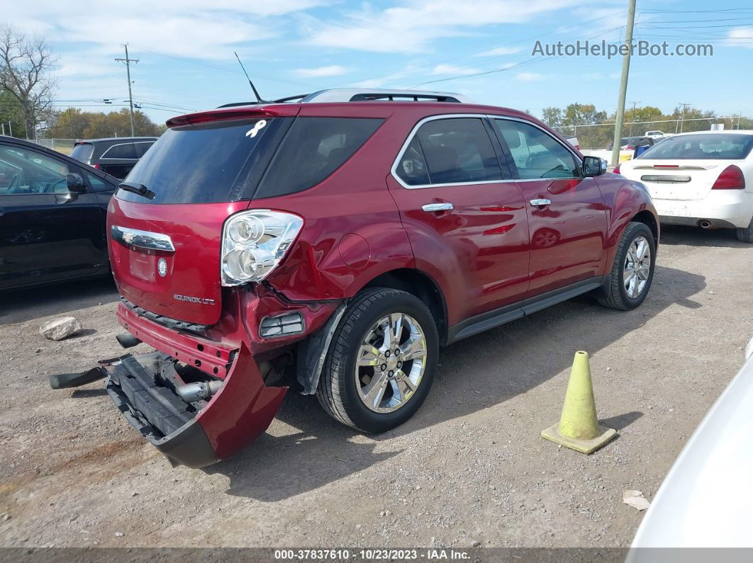 2012 Chevrolet Equinox Ltz Red vin: 2GNFLGE5XC6309136