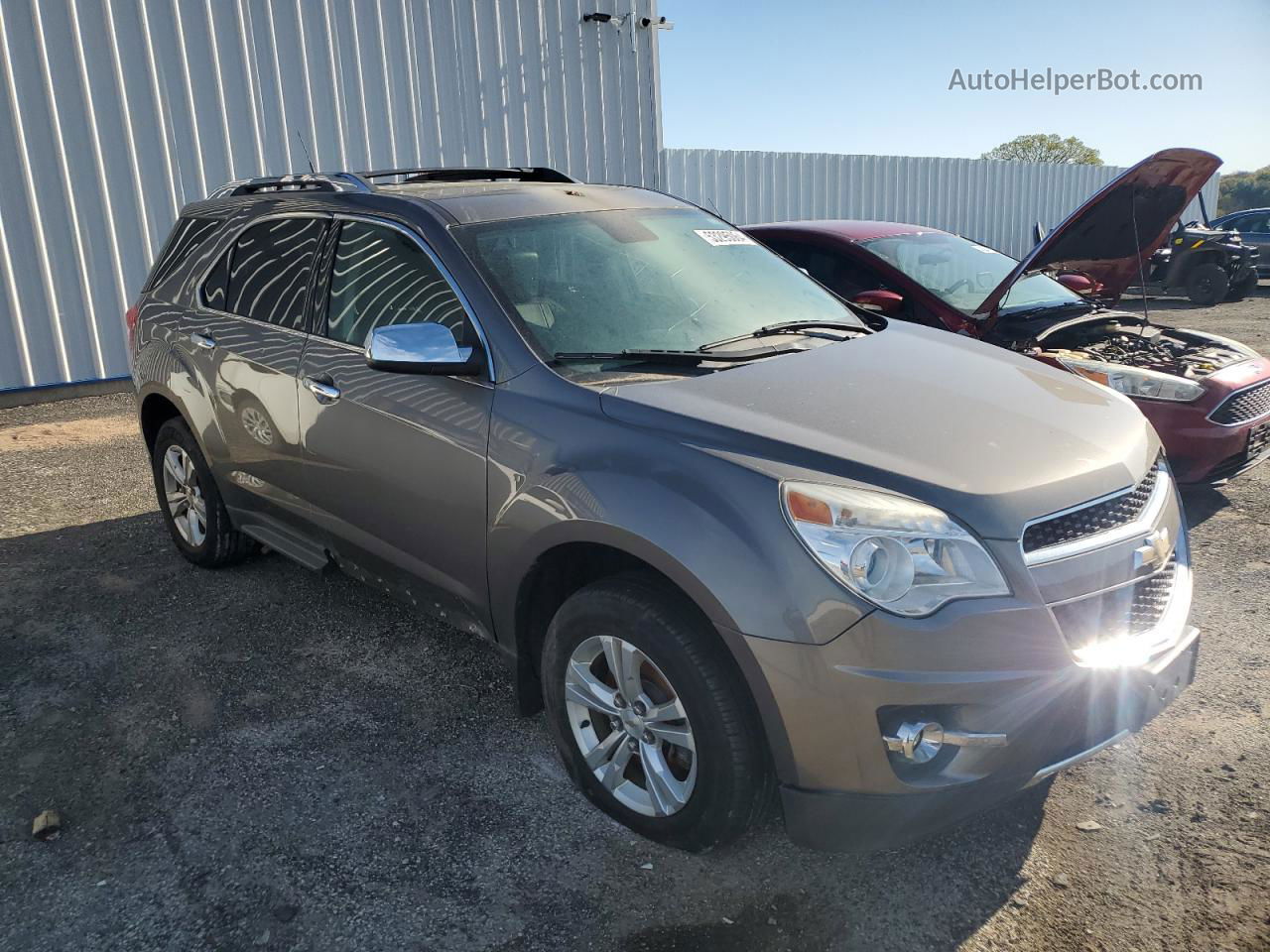 2012 Chevrolet Equinox Ltz Gray vin: 2GNFLGEK0C6359825