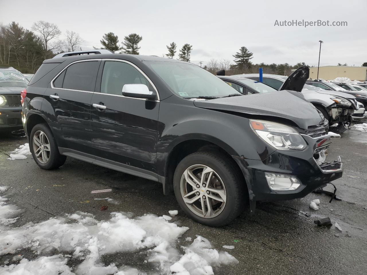 2016 Chevrolet Equinox Ltz Black vin: 2GNFLGEK0G6235527