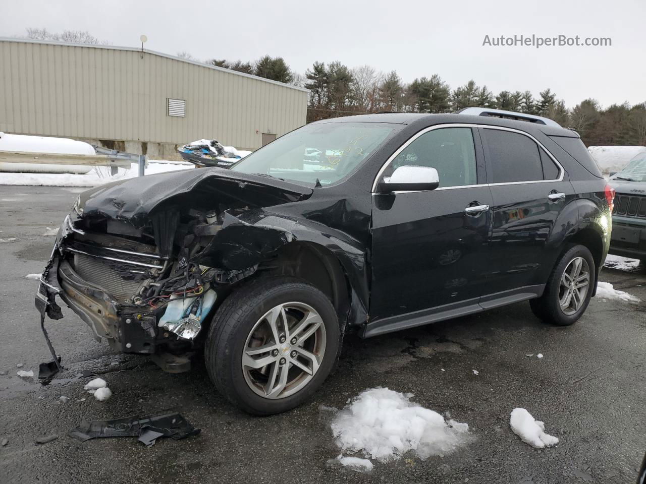 2016 Chevrolet Equinox Ltz Black vin: 2GNFLGEK0G6235527