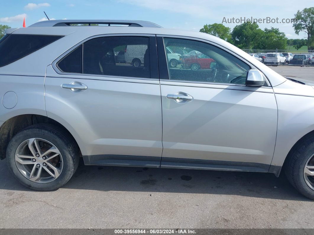 2016 Chevrolet Equinox Ltz Silver vin: 2GNFLGEK1G6155945