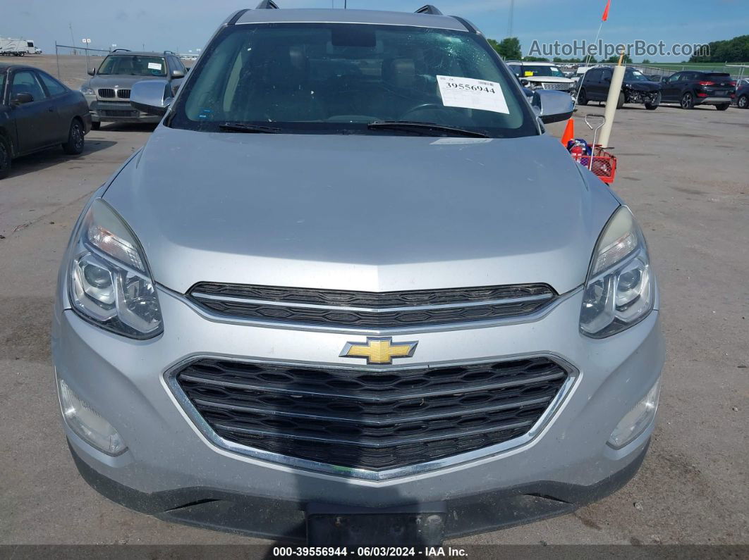 2016 Chevrolet Equinox Ltz Silver vin: 2GNFLGEK1G6155945