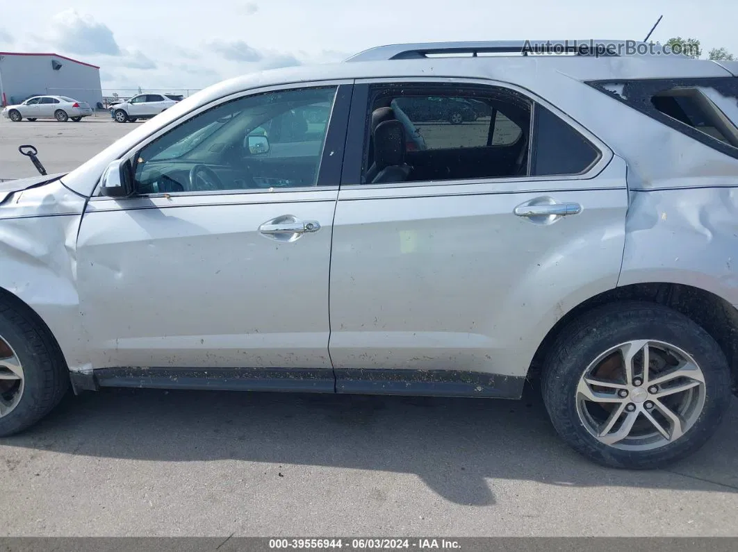 2016 Chevrolet Equinox Ltz Silver vin: 2GNFLGEK1G6155945