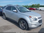 2016 Chevrolet Equinox Ltz Silver vin: 2GNFLGEK1G6155945