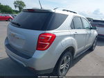 2016 Chevrolet Equinox Ltz Silver vin: 2GNFLGEK1G6155945