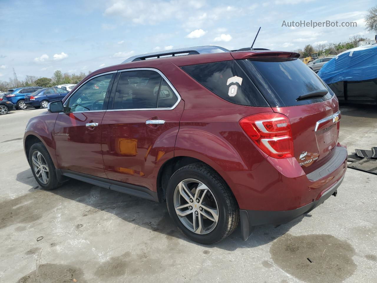 2017 Chevrolet Equinox Premier Burgundy vin: 2GNFLGEK1H6228541