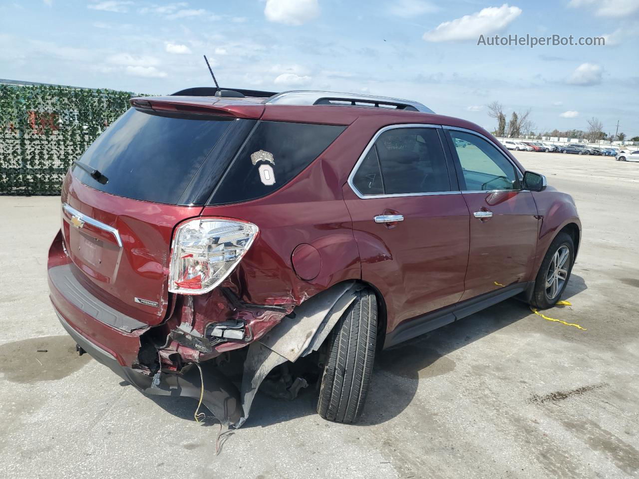 2017 Chevrolet Equinox Premier Burgundy vin: 2GNFLGEK1H6228541