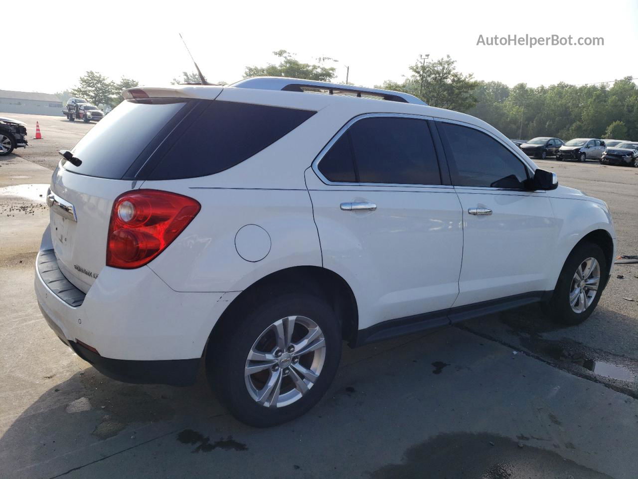 2012 Chevrolet Equinox Ltz White vin: 2GNFLGEK2C6100818