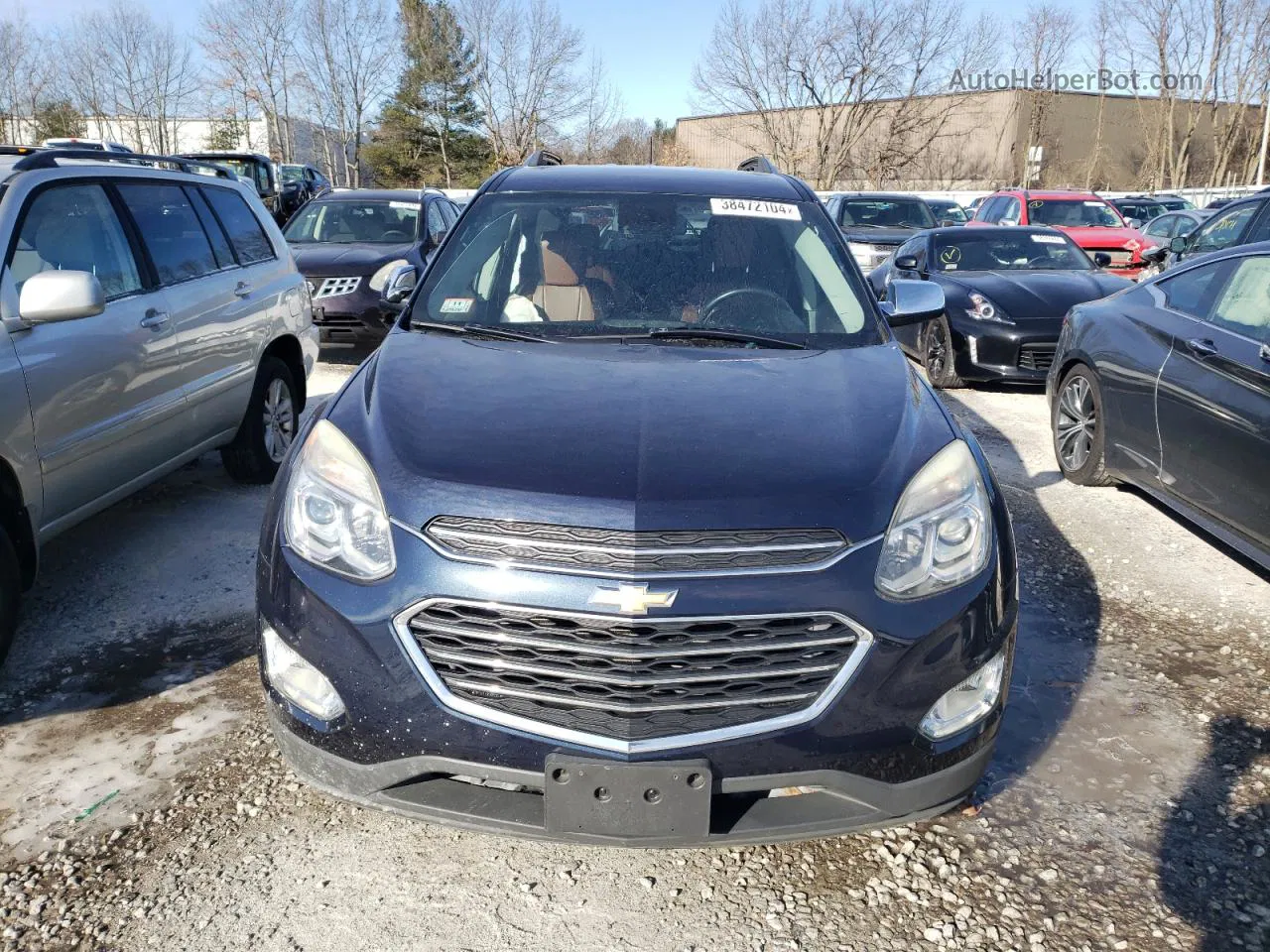 2016 Chevrolet Equinox Ltz Blue vin: 2GNFLGEK3G6211769