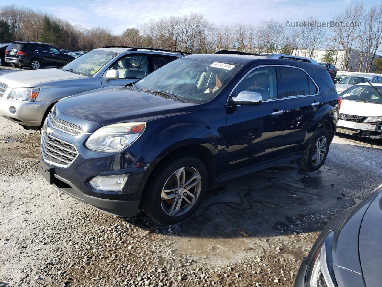 2016 Chevrolet Equinox Ltz Blue vin: 2GNFLGEK3G6211769