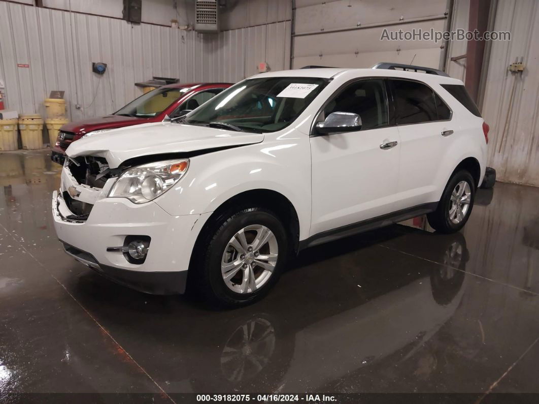 2012 Chevrolet Equinox Ltz White vin: 2GNFLGEK4C6244256