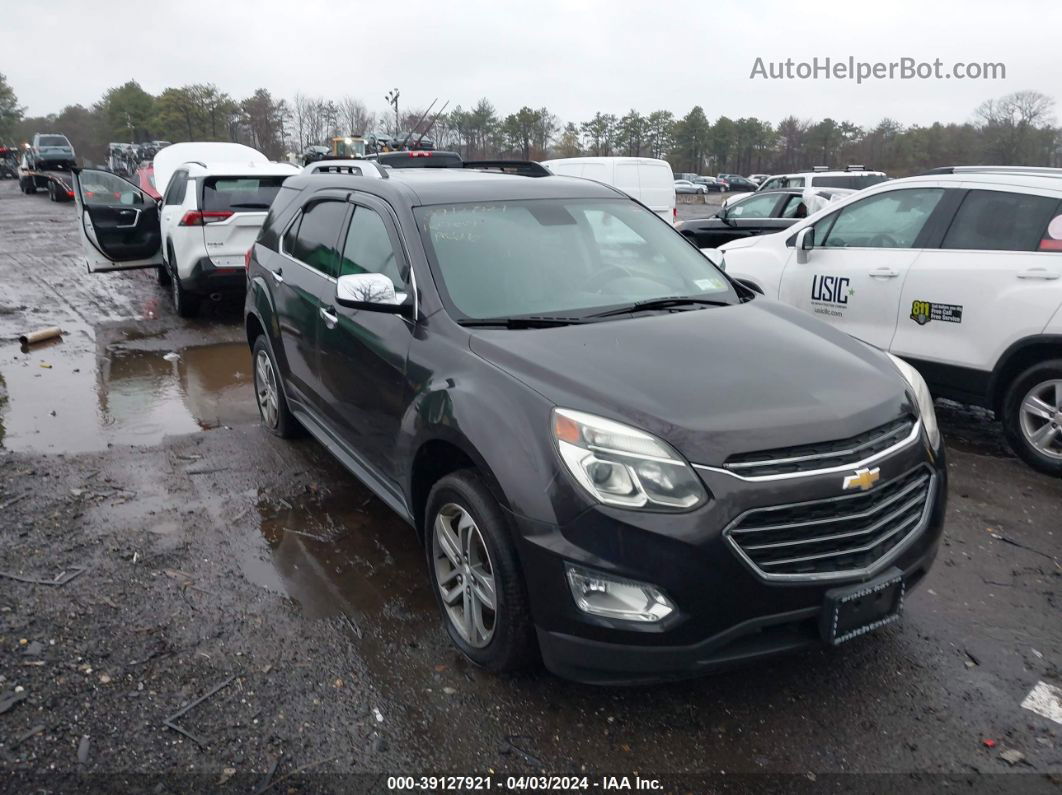 2016 Chevrolet Equinox Ltz Gray vin: 2GNFLGEK5G6203432