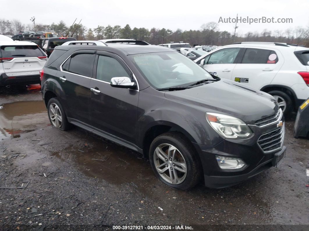 2016 Chevrolet Equinox Ltz Gray vin: 2GNFLGEK5G6203432