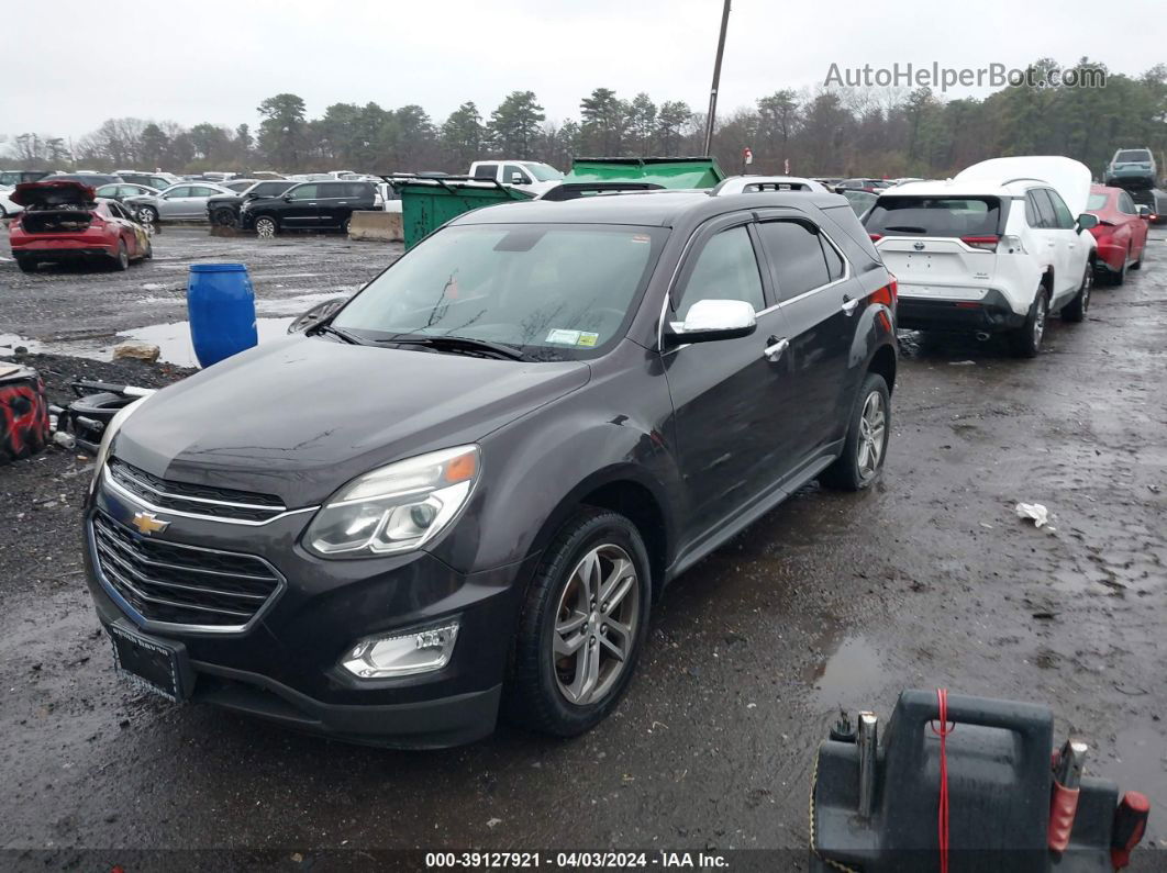 2016 Chevrolet Equinox Ltz Gray vin: 2GNFLGEK5G6203432